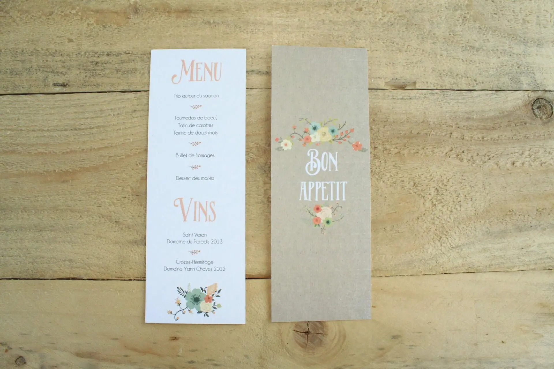FAIRE-PART MARIAGE CHAMPĂTRE vintage pastel