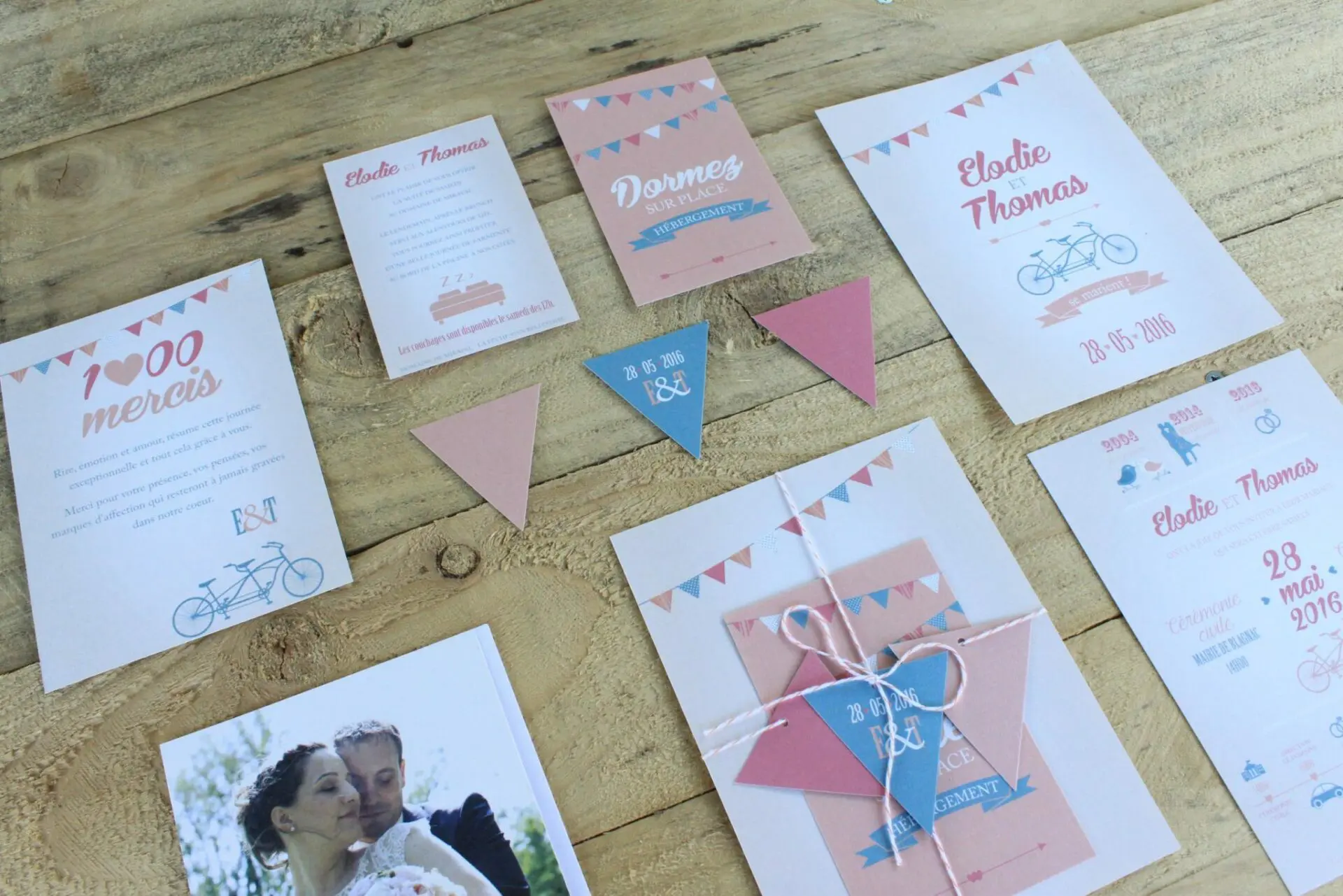 faire-part guinguette vintage