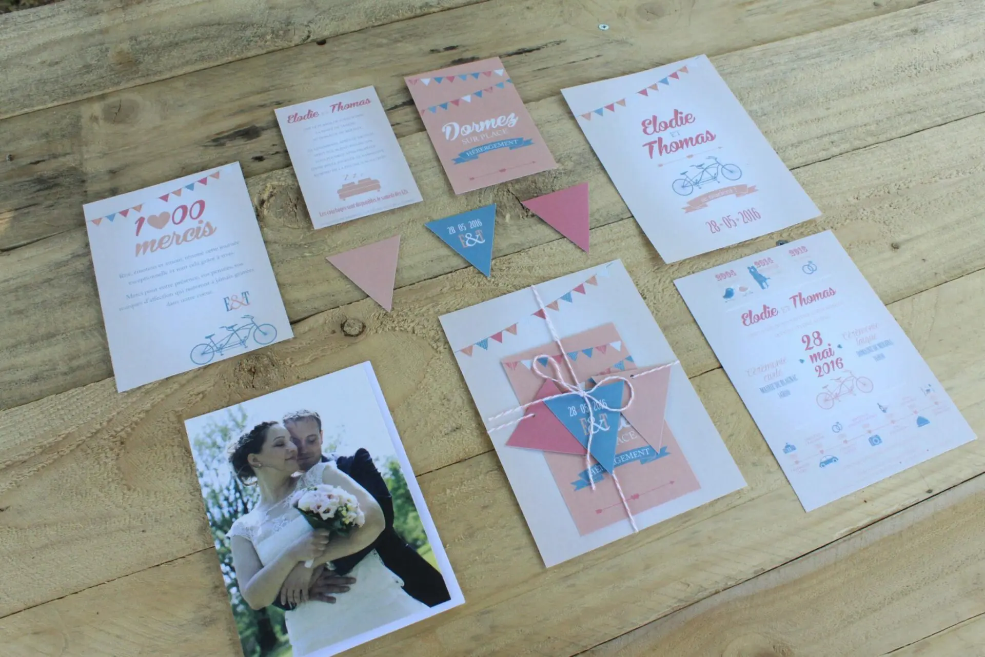 faire-part guinguette vintage