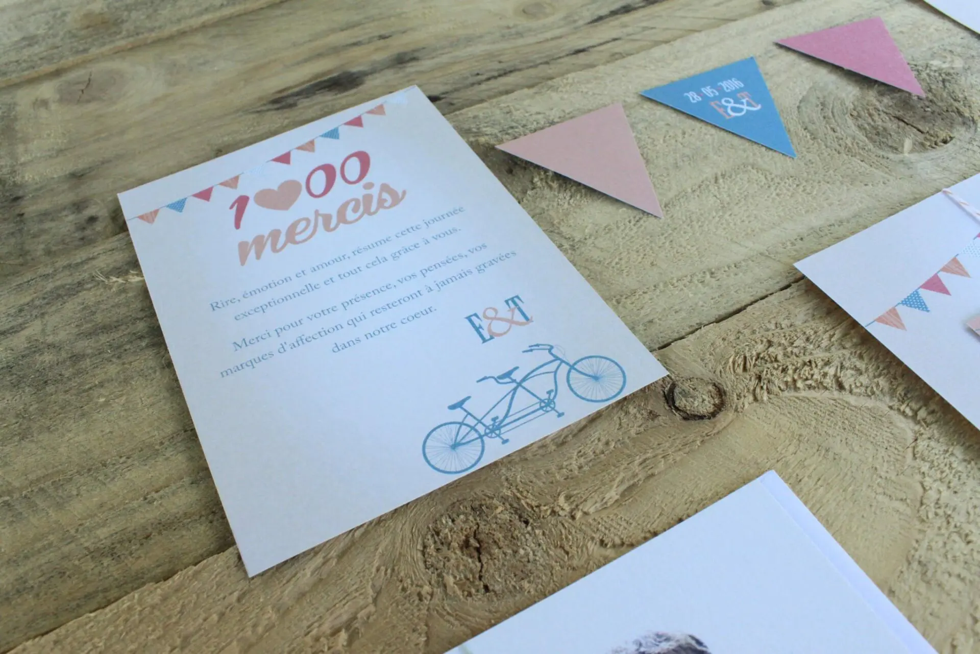 faire-part guinguette vintage