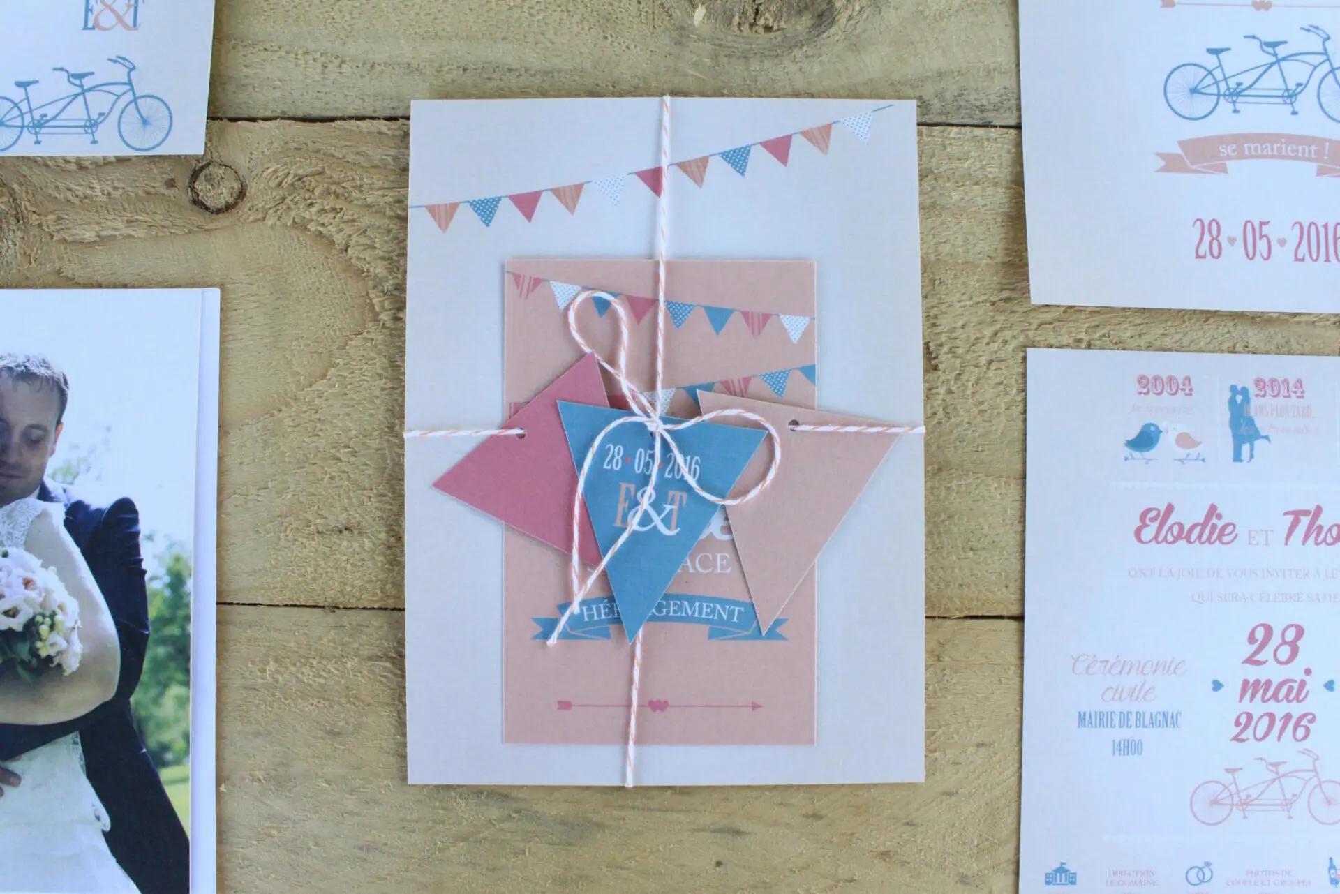 faire-part guinguette vintage