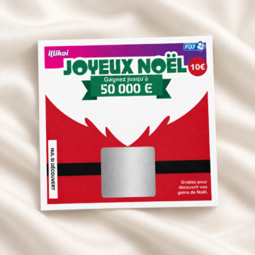 Jeu à gratter Joyeux Noël
