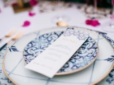 Papeterie mariage thème Portugal Azulejos