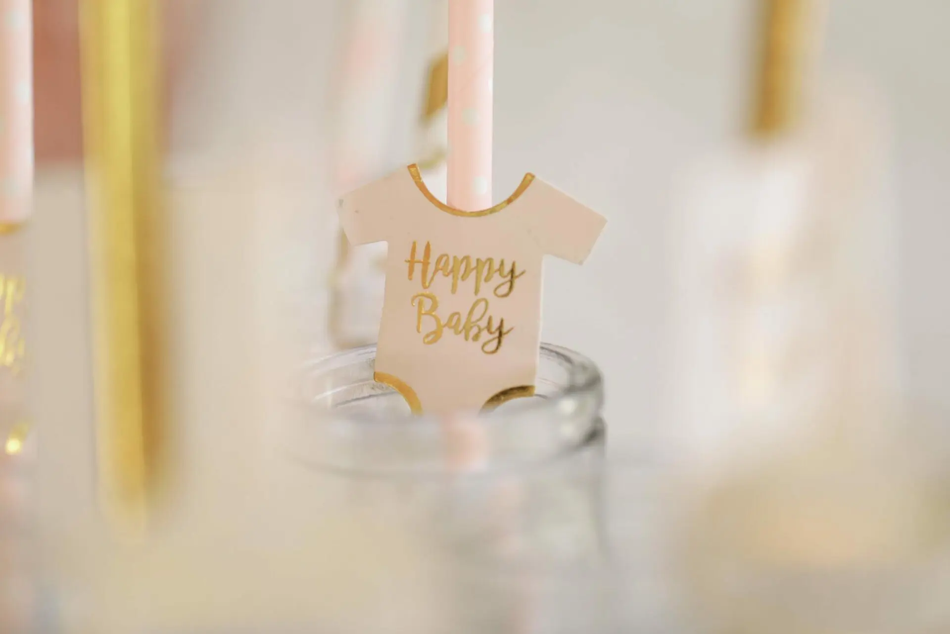 Baby shower thème Girly Baby-shower fille rose et citron