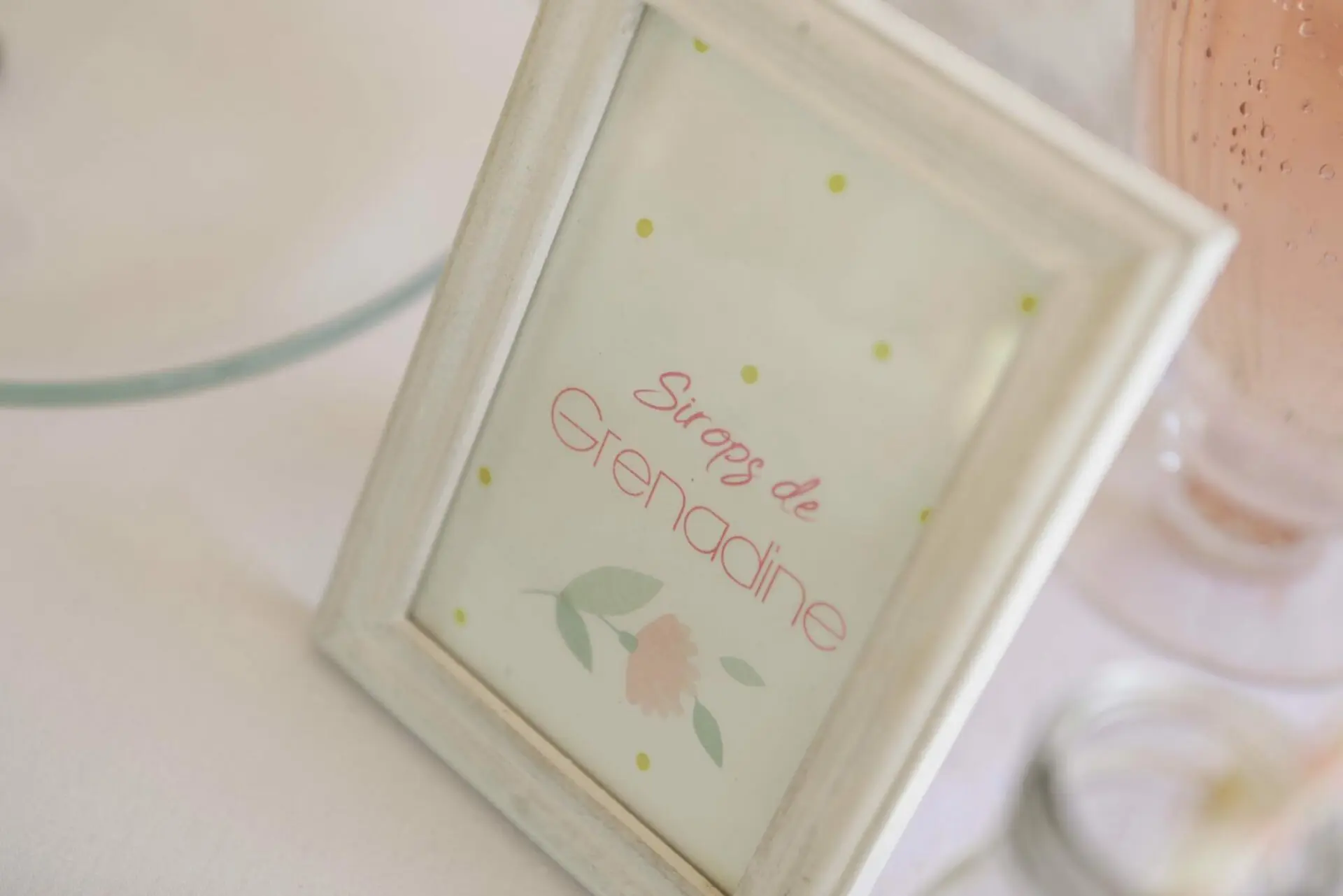 Baby-shower fille rose et citron