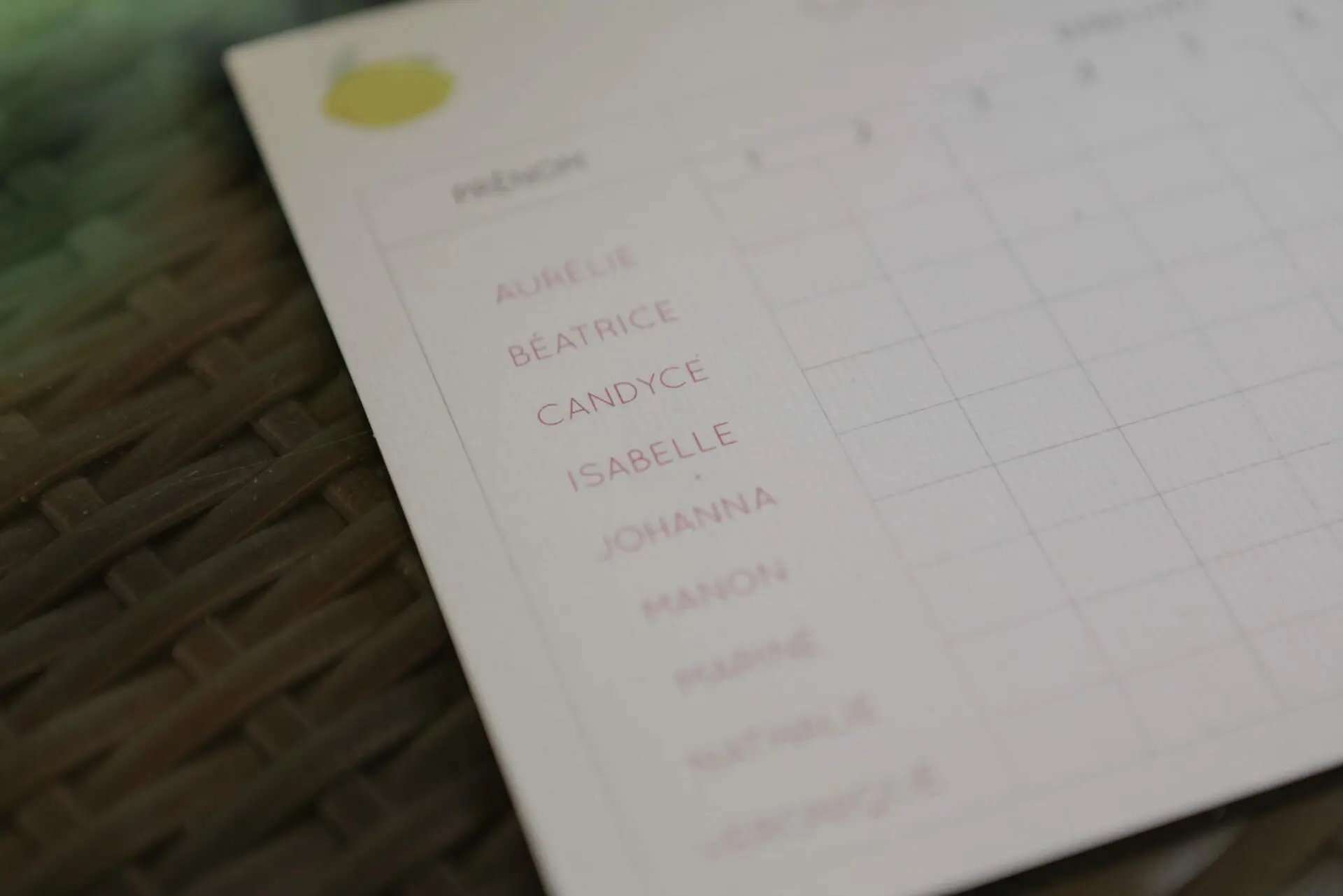 Baby-shower fille rose et citron