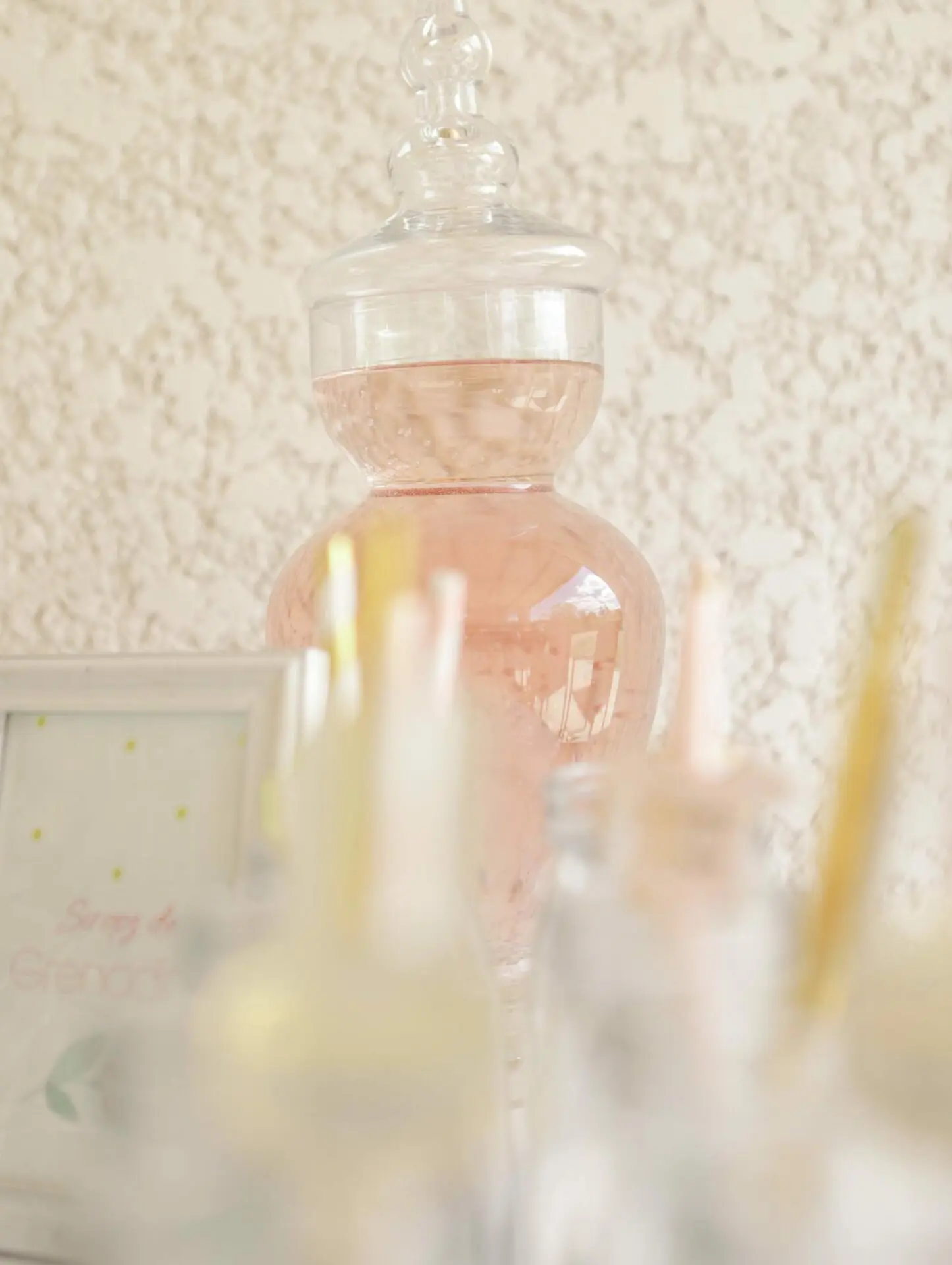 Baby-shower fille rose et citron