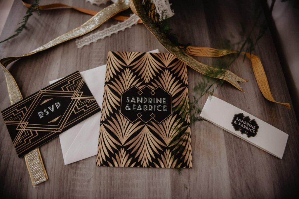 Un mariage Art déco