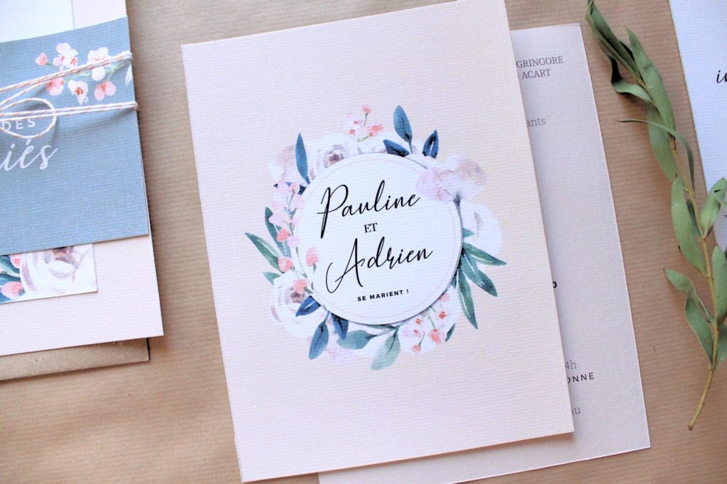 Faire-part floral