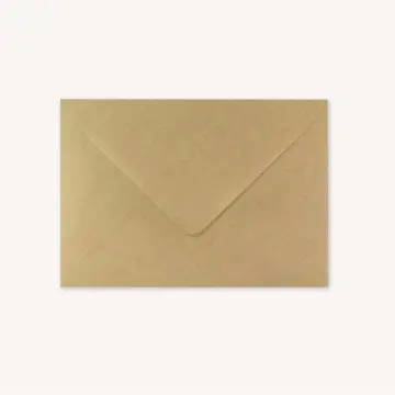 Enveloppes kraft faire-part mariage