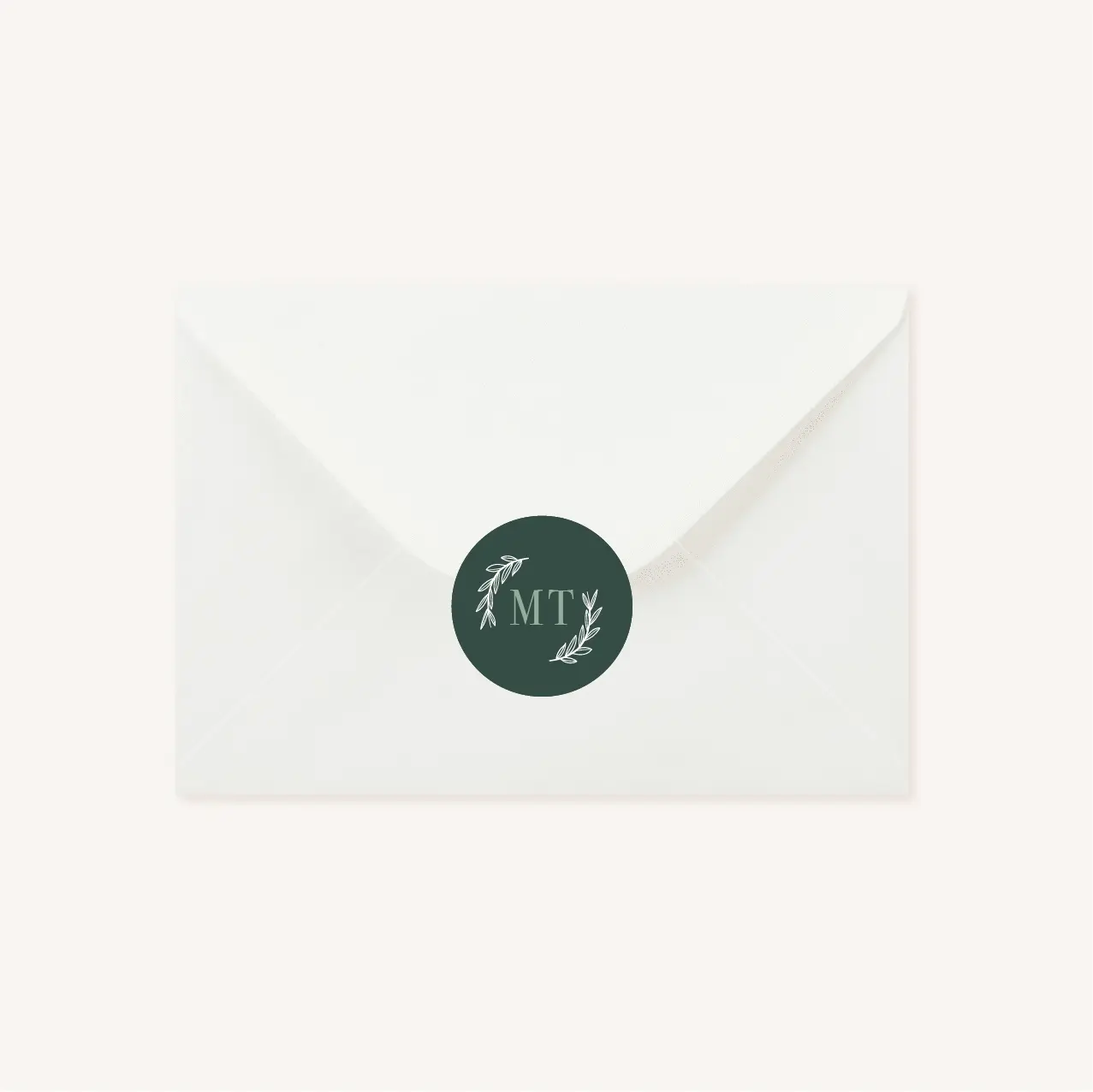 Enveloppes blanche faire-part mariage