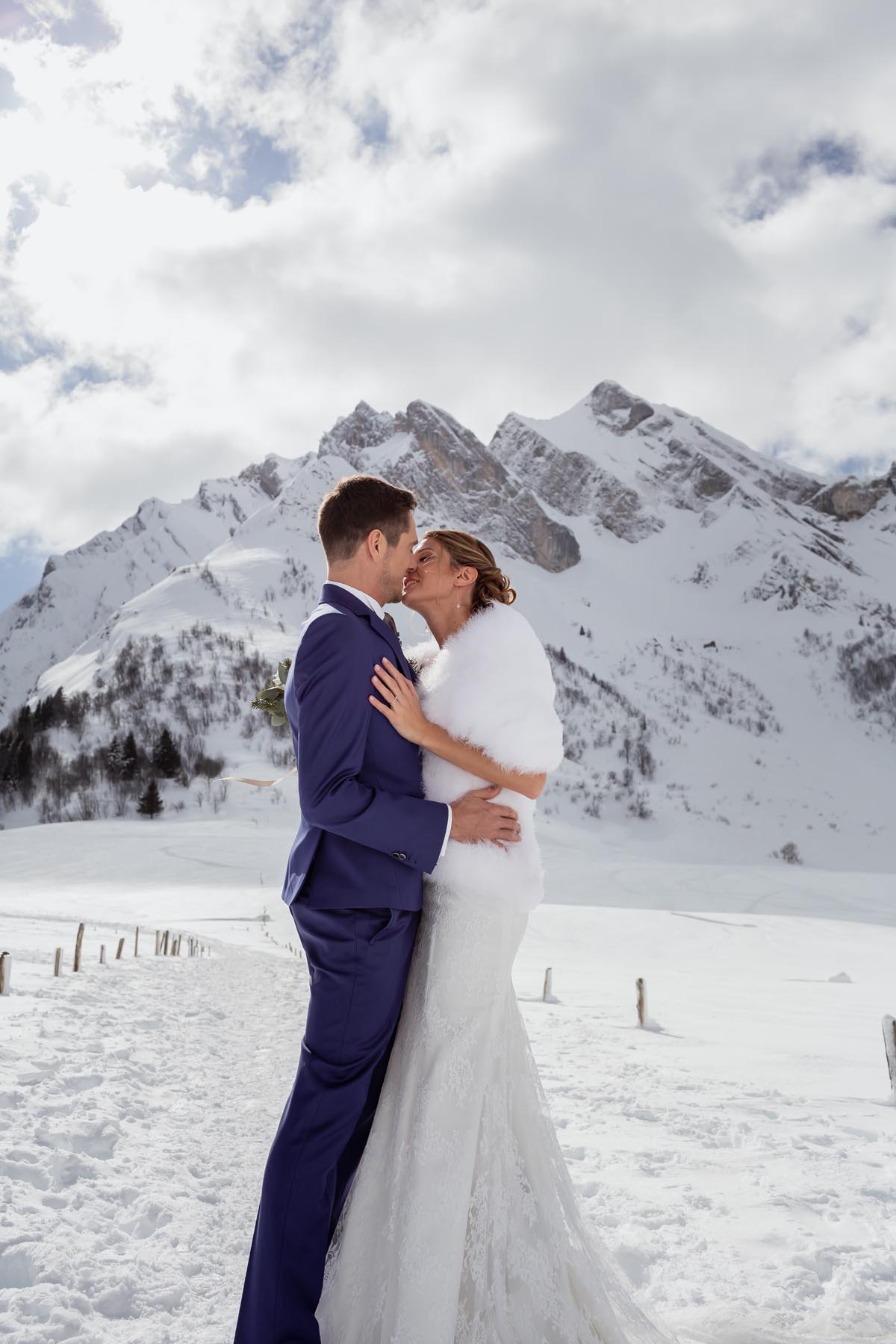 Mariage à la montagne thème ski papeterie mariage ski