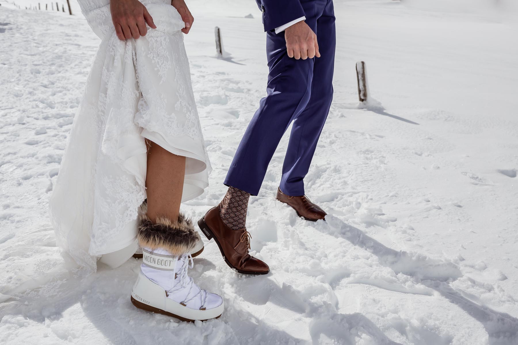 Mariage à la montagne thème ski papeterie mariage ski
