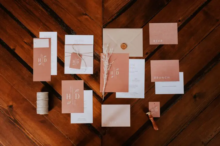 Faire-part mariage terracotta inspiration mariage couleur terracotta