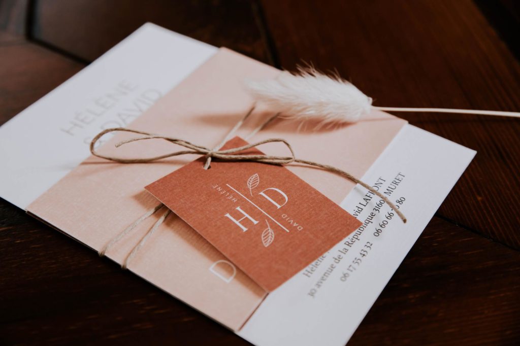 Faire-part mariage Terracotta - Le Comptoir du Bonheur