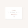 Remerciements mariage Terracotta brique blush