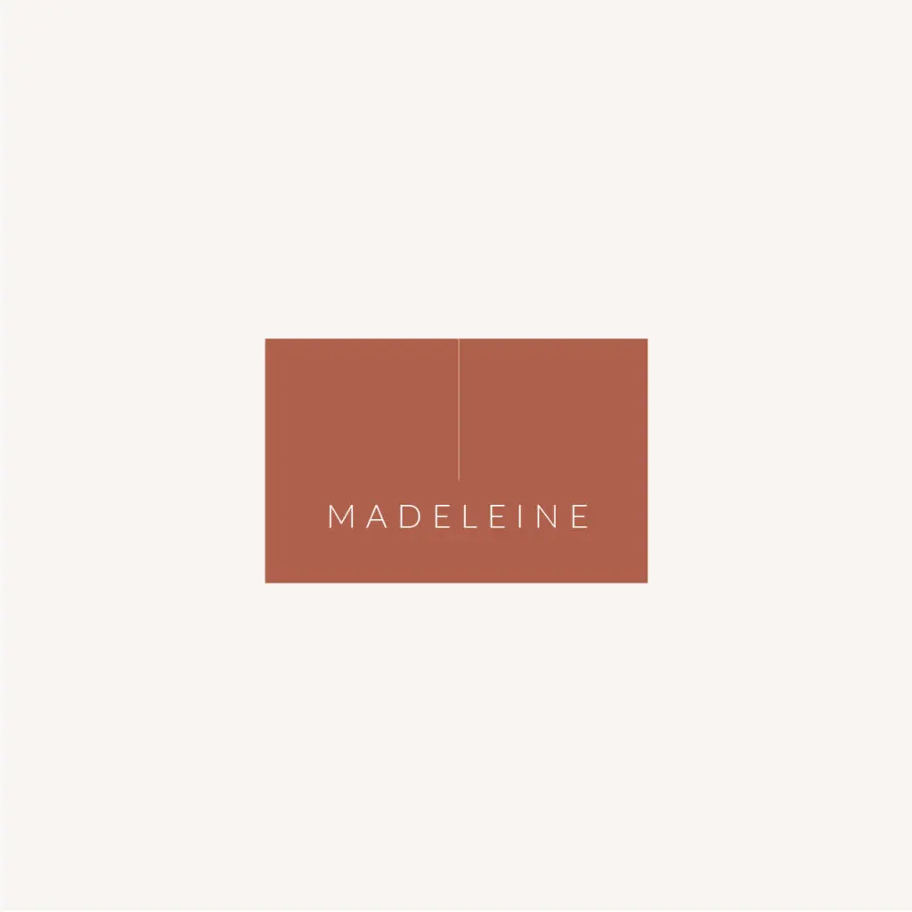 Marque-place mariage Terracotta brique blush