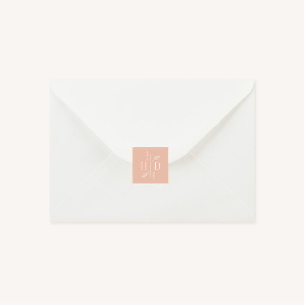 Enveloppes blanche faire-part mariage