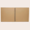 Livre d'or kraft mariage personnalisé livre d'or papier kraft