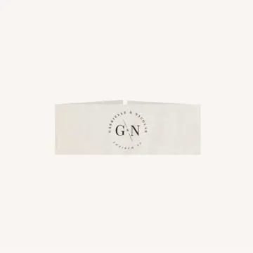 Bandeau faire-part mariage industriel kraft ardoise mariage industriel
