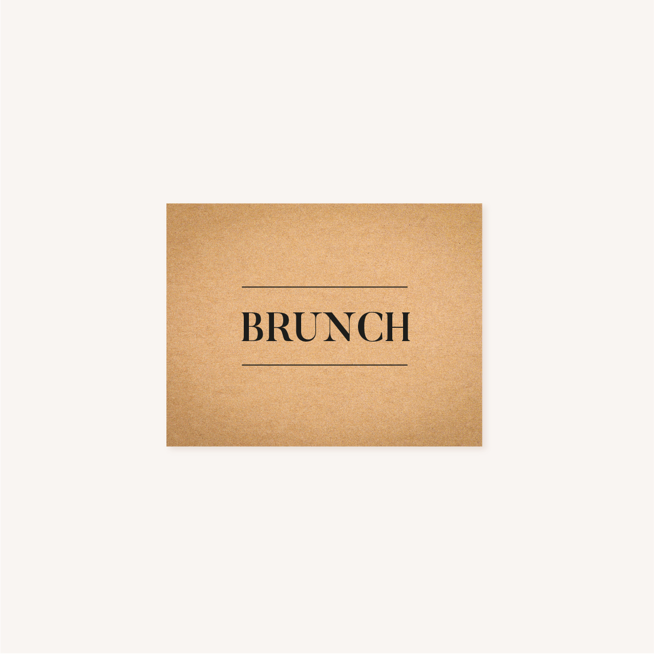 Carton brunch faire-part mariage industriel kraft ardoise mariage industriel