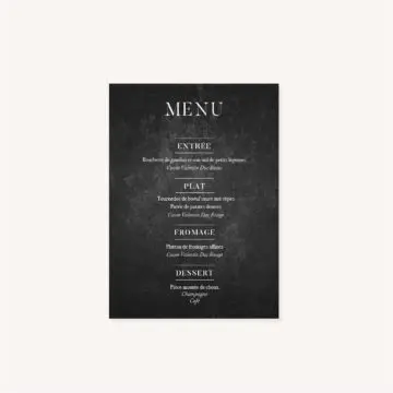 Menu Industriel