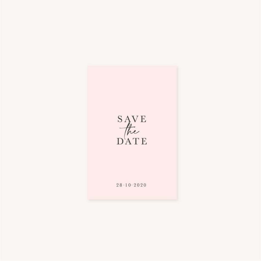 Save the date mariage élégant chic romantic neutral épuré bordeaux rose nude blanc