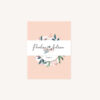 Bandeau Faire-part mariage floral fleurs jardin anglais