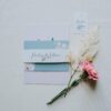 Faire-part mariage floral fleurs pastel jardin anglais