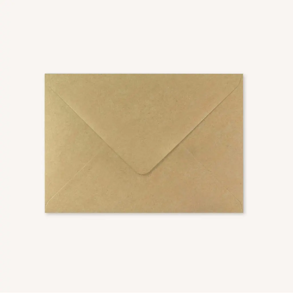 Enveloppe kraft faire-part mariage