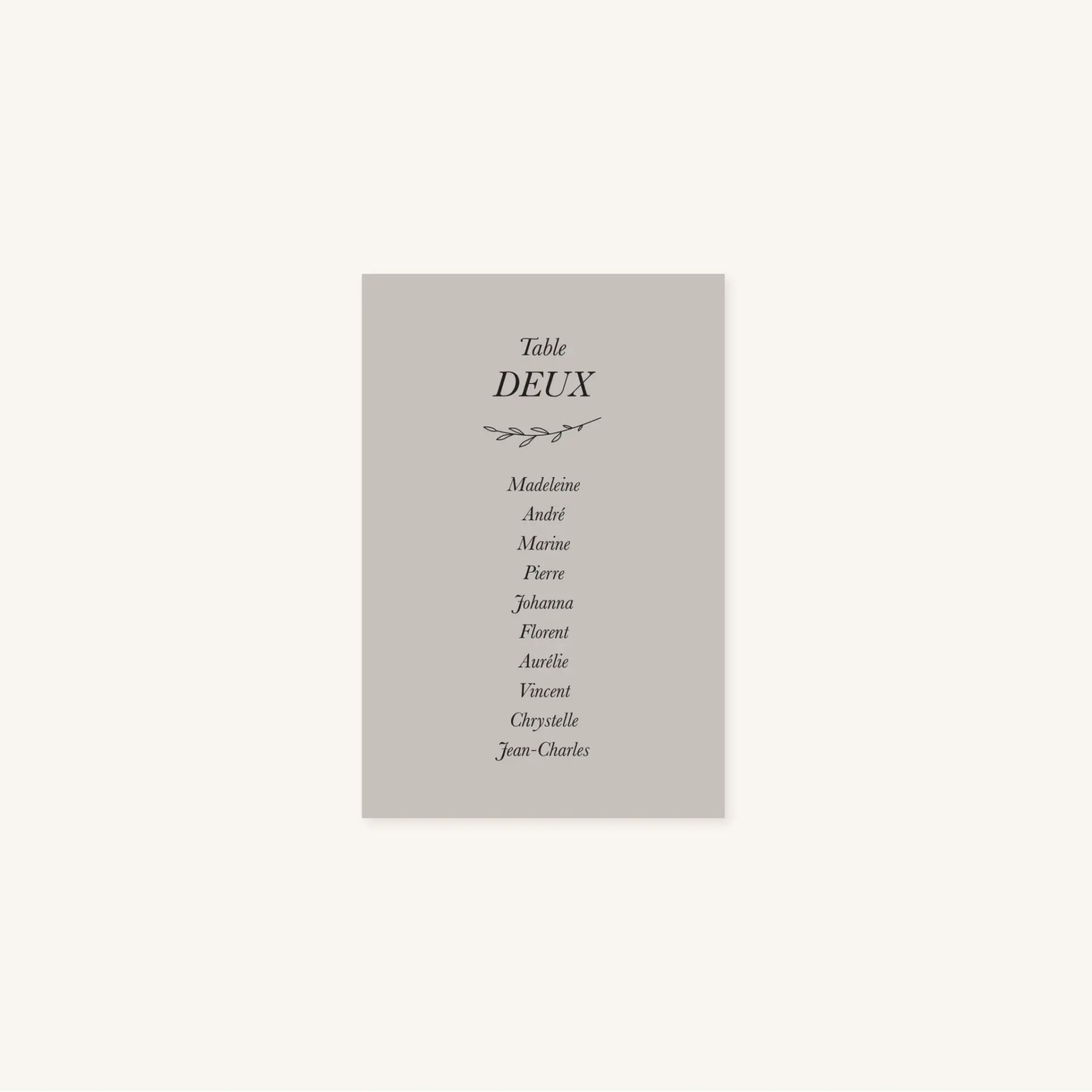 Plan table mariage nude rose gris beige élégant sobre