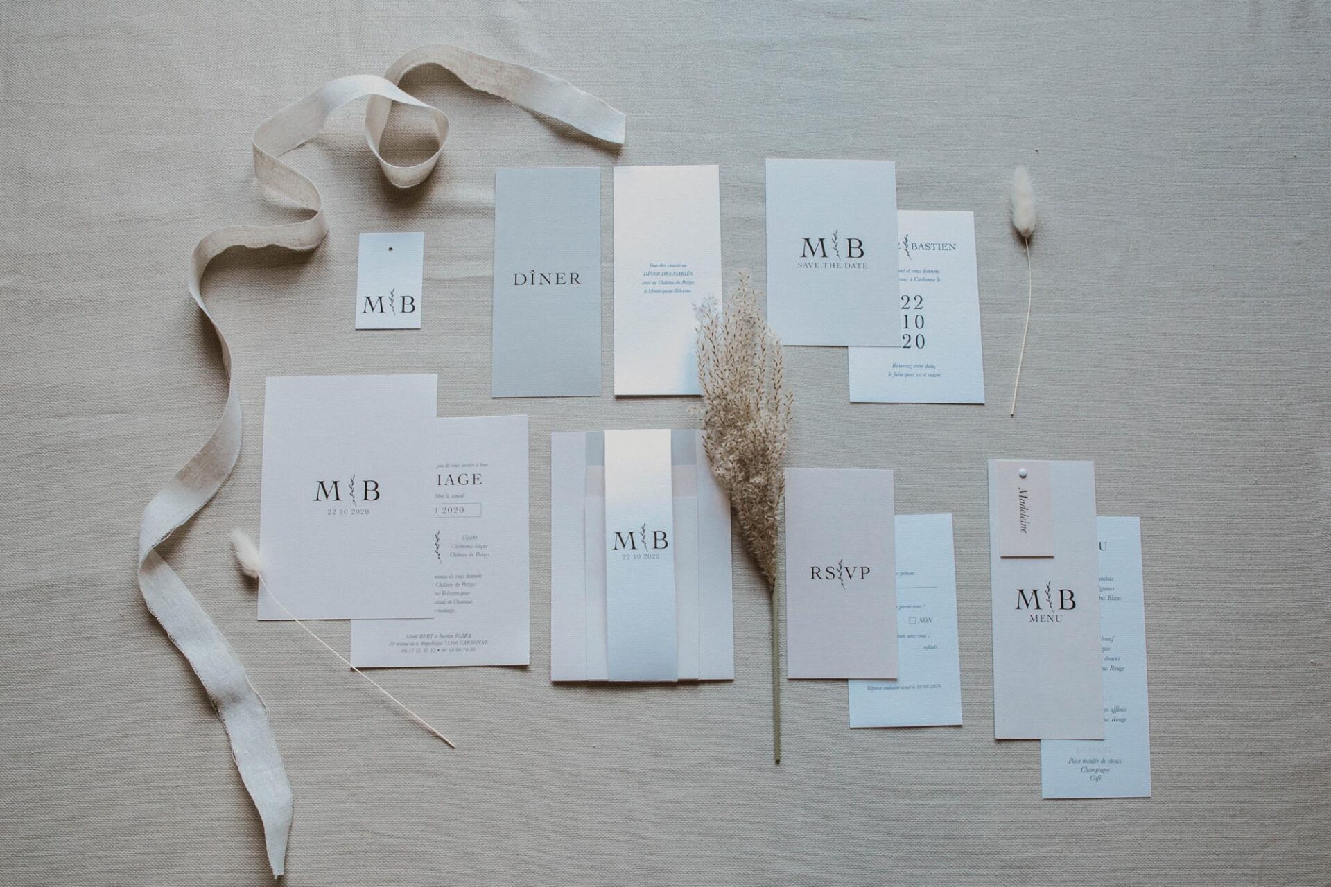 Faire-part mariage Nude - Le Comptoir du Bonheur