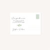Remerciements mariage olivier nature blanc vert kraft