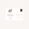 Remerciements pampa bohème boho boho chic Fleurs séchées floral mariage ocre terracotta