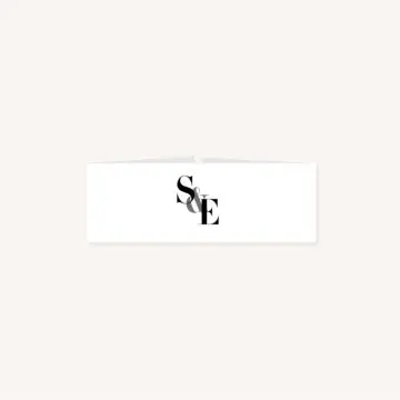 Bandeau black and white noir et blanc moderne lettering innovant graphique