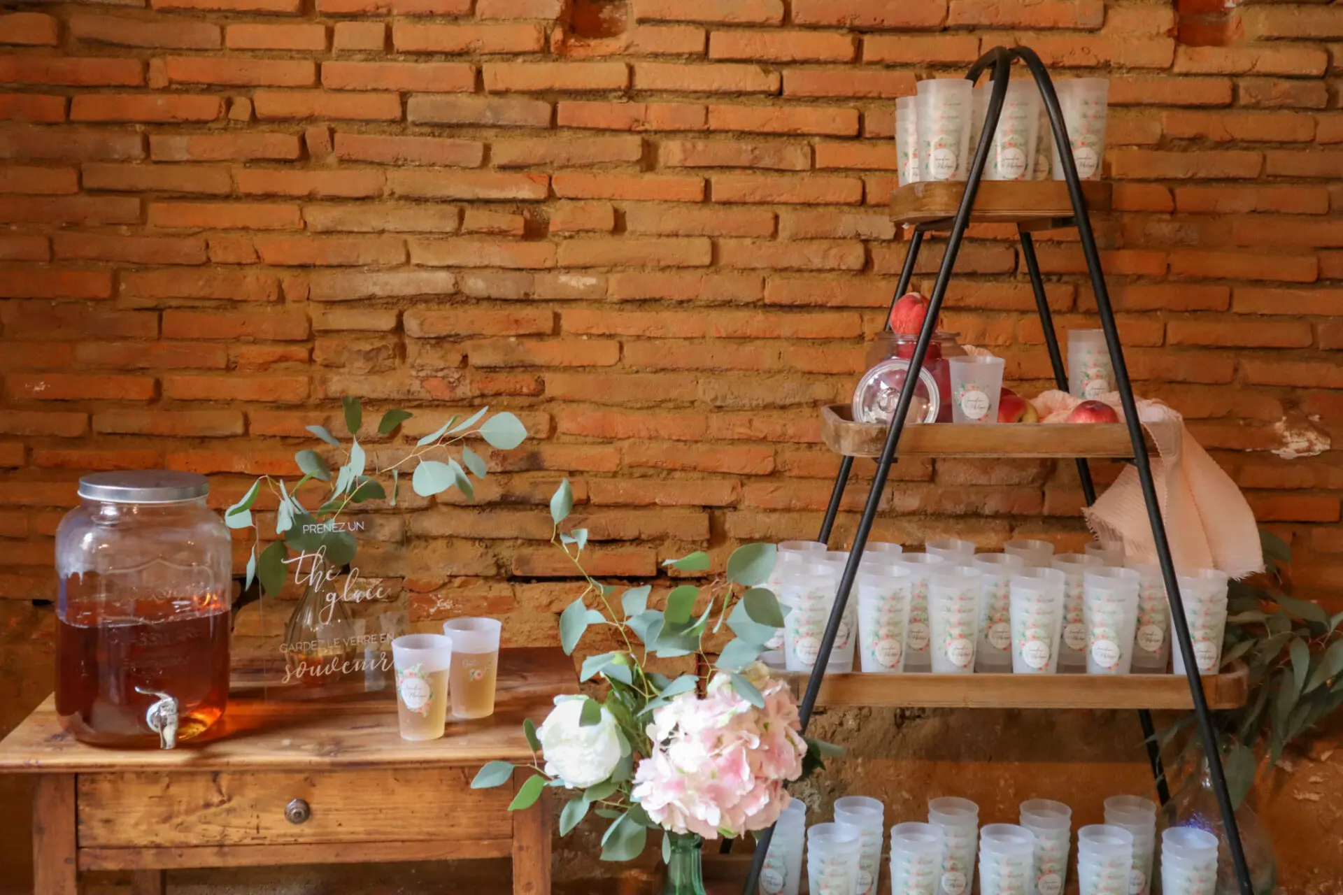 Écocup mariage fleurs floral gobelet réutilisable