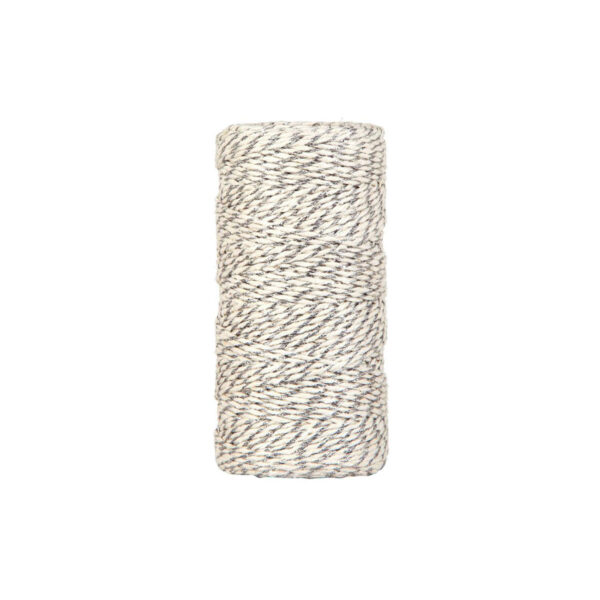 Baker-twine argent blanc