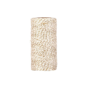 Baker-twine blanc or