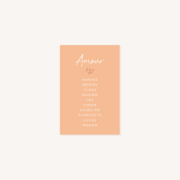 Plan de table mariage terre de sienne terracotta marron nature boheme beige or