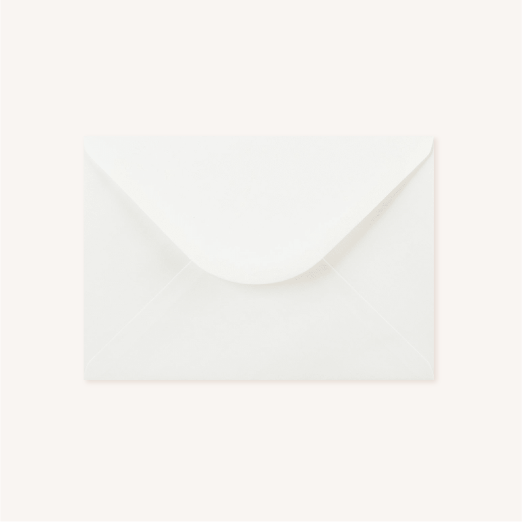 Enveloppe blanche mariage végétal feuille eucalyptus