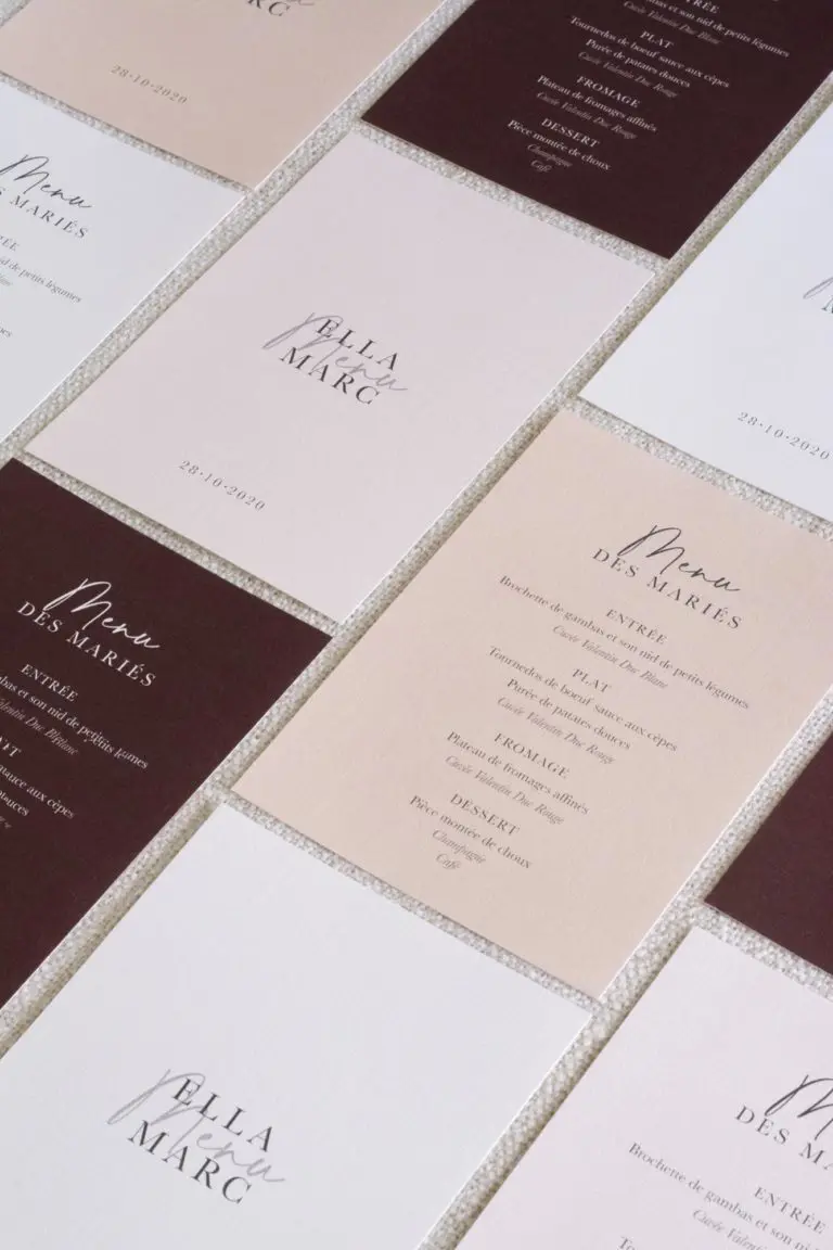 Faire-part mariage burgundy bourgogne rouge floral