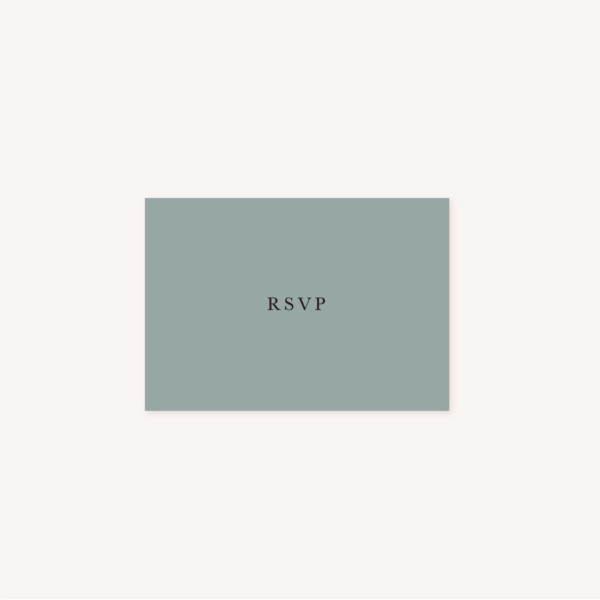 RSVP faire-part eucalyptus vegetal nature mariage