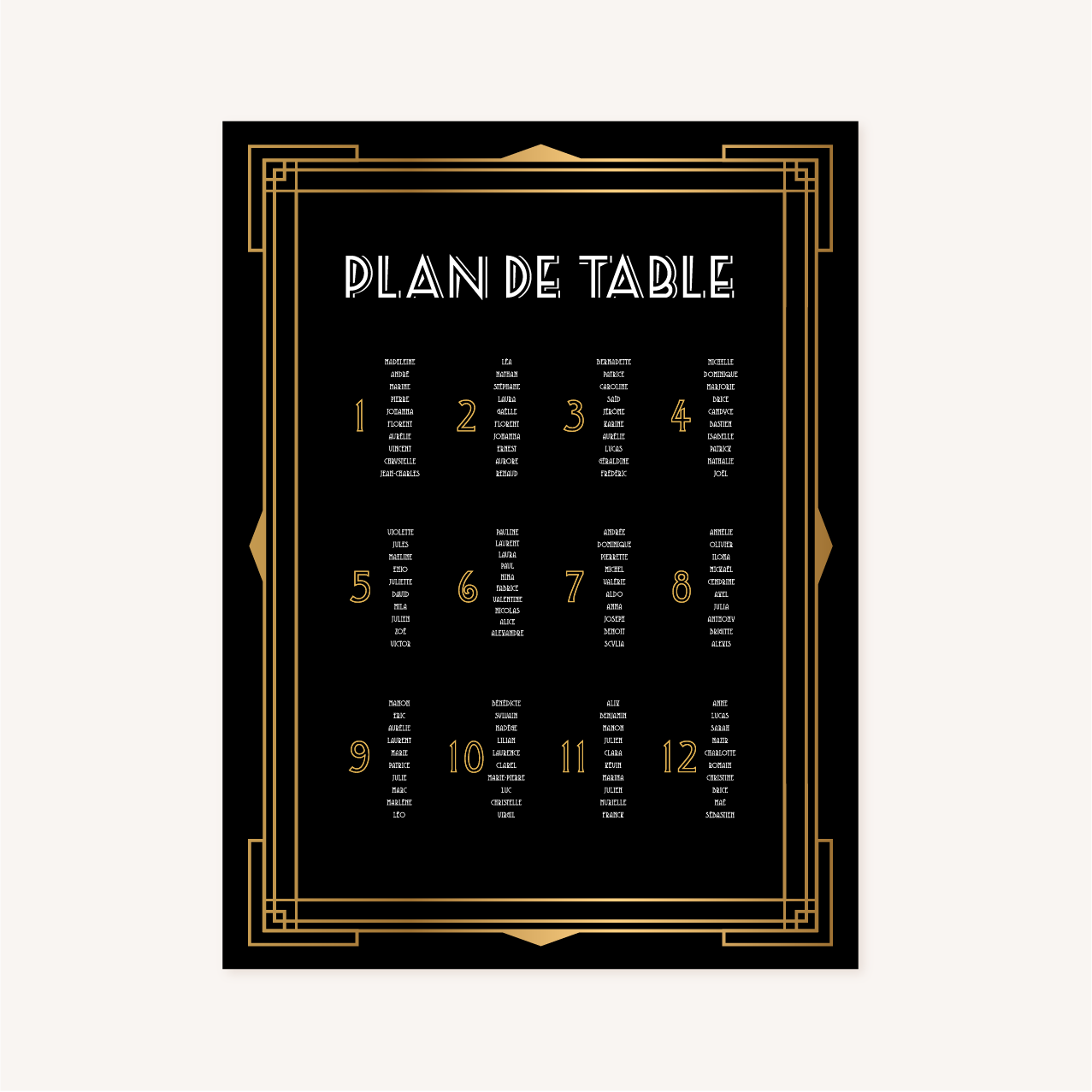 Marque table mariage plexiglas transparent - Rond