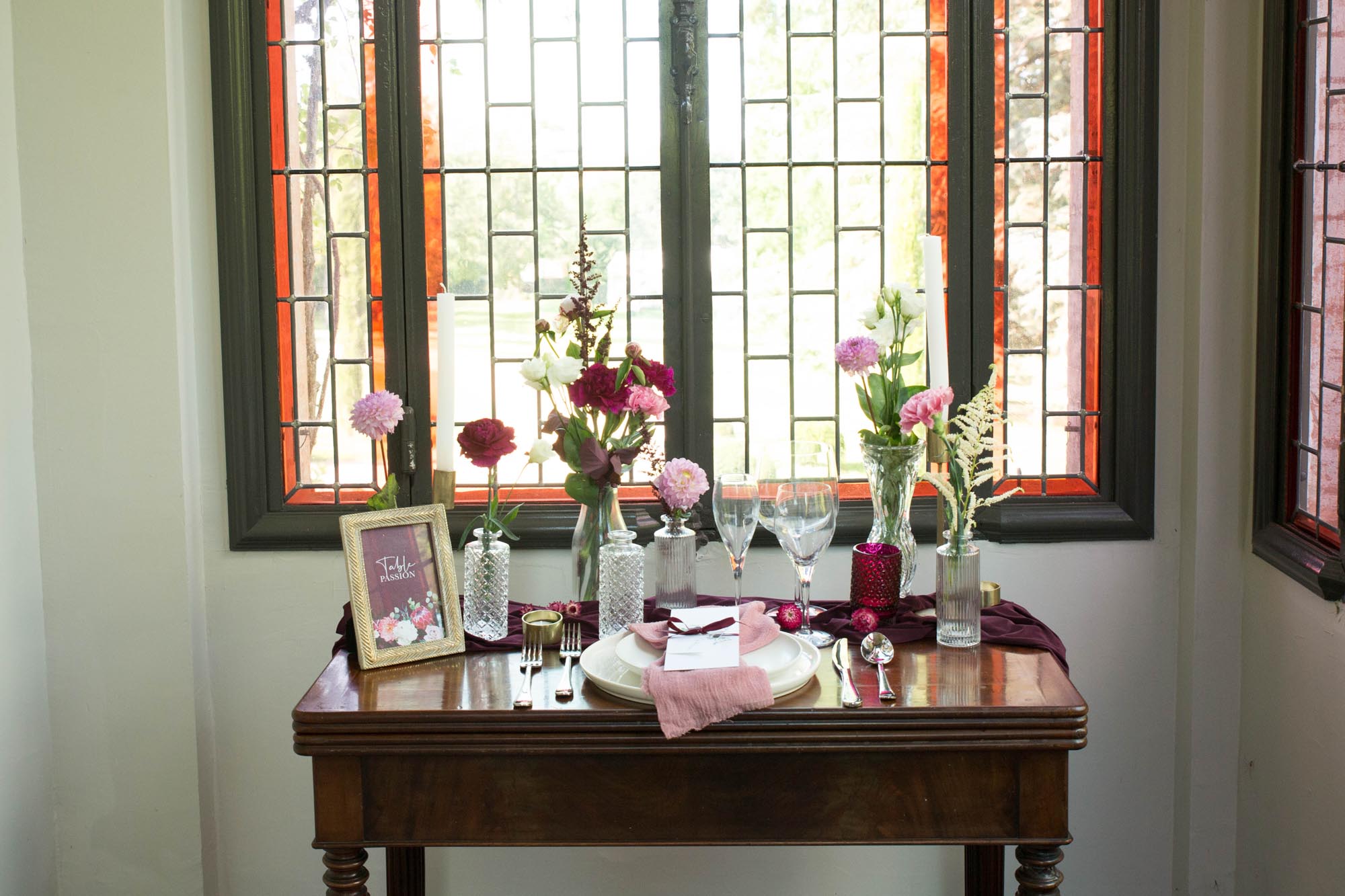 Papeterie mariage fleurs floral burgundy eucalyptus bordeaux