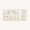 Faire-part mariage voyage vintage