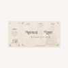 Faire-part mariage voyage vintage