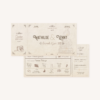 Faire-part mariage voyage vintage