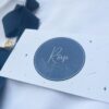 RSVP faire-part mariage étoiles ciel lune nuit étoilée