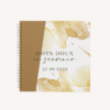 Livre d'or mariage bohème naturel jaune moutarde vert