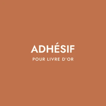 Adhésif pour livre d'or